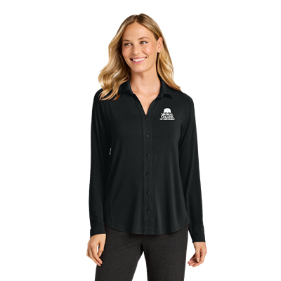 Port Authority Womens Luxe Knit Button Tunic